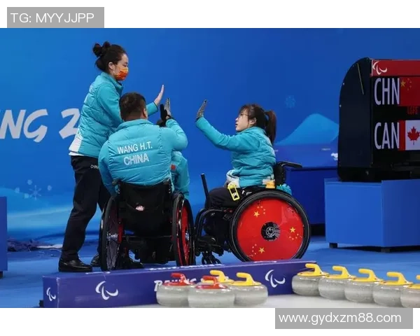 轮椅冰壶对决加拿大队展现竞技精神与团结力量